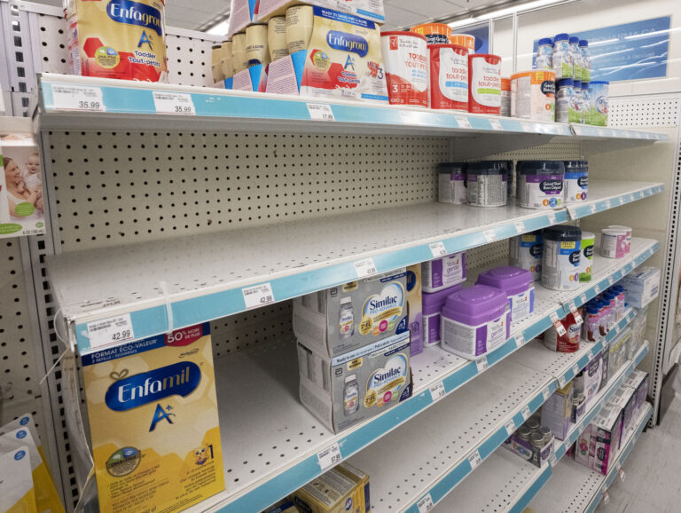 Shortages of some baby formula in Quebec due to panic buying, U.S. supply issues