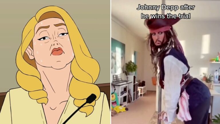 TikTok creators take aim at Amber Heard with degrading memes amid Johnny Depp trial