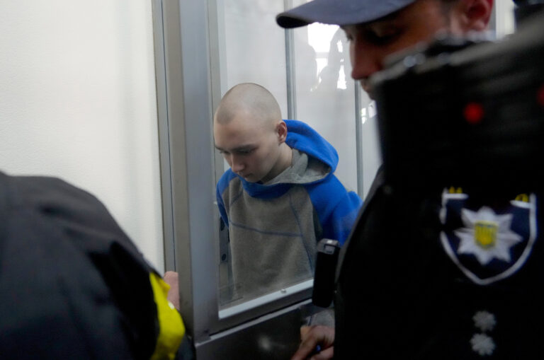 Russian solider accused of war crimes faces trial in Ukraine