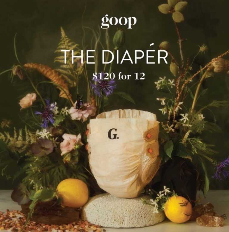 Goop introduces ‘The Diapér’ and people can’t decide if the $120 nappies are real
