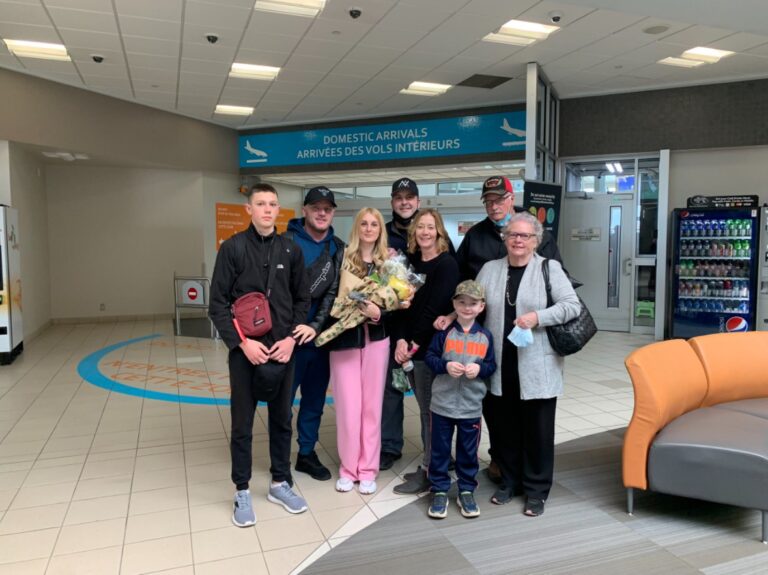 Ukrainian family lands in Saskatoon