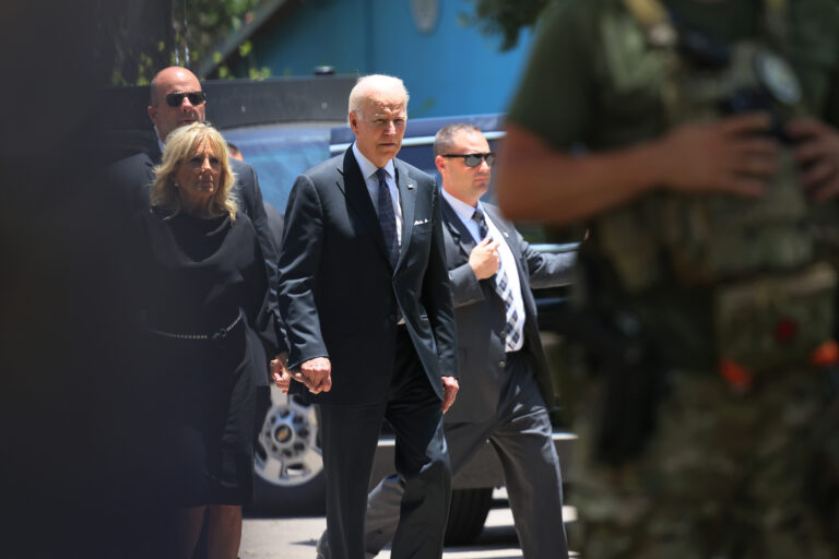 Joe Biden vows action amid visit to Texas school shooting site