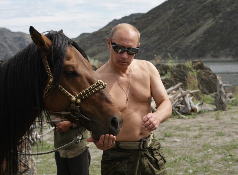 Vladimir Putin says Western leaders would look ‘disgusting’ shirtless