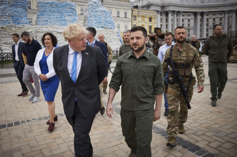 Ukraine sees possible path to EU membership as UK’s Johnson makes surprise Kyiv visit