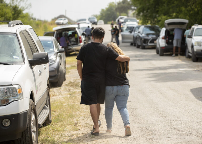 How did the truck where 53 migrants died get through a U.S. border checkpoint?