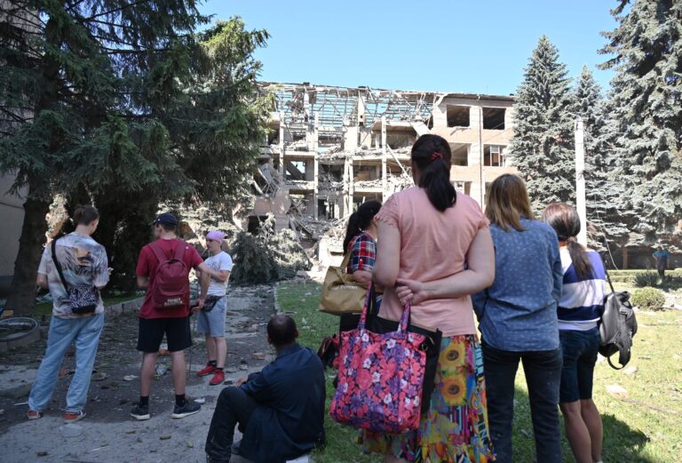 At least 15 killed as Russia rains rockets on Ukraine’s Kharkiv