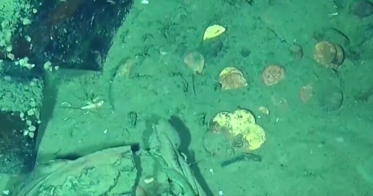 Gold coins, treasure spotted in new footage from ‘Holy Grail’ of shipwrecks