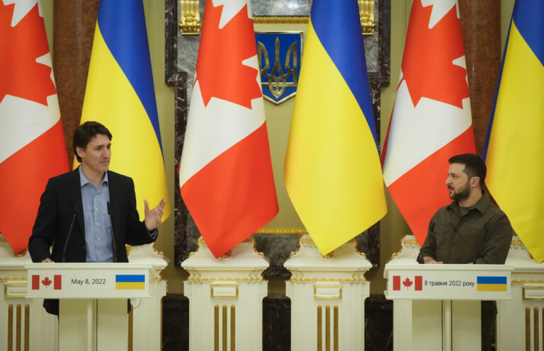 Trudeau discusses turbines with Zelenskyy as Ukrainian supporters get ready to protest