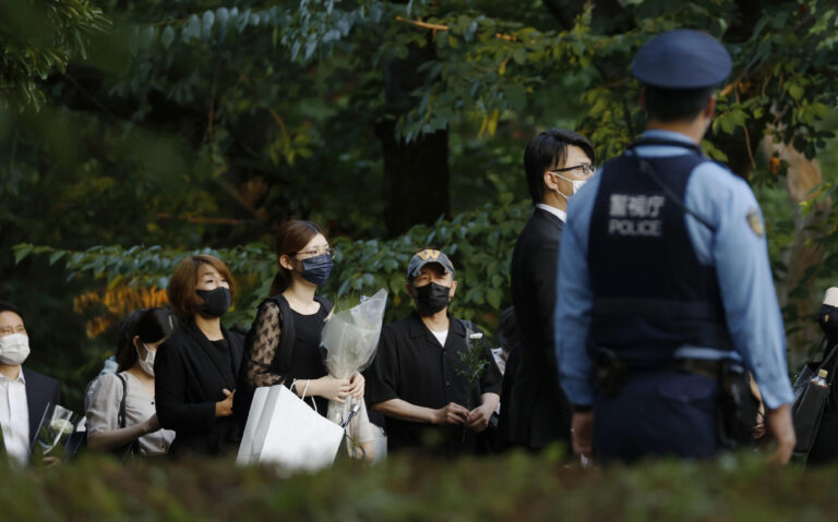 Shinzo Abe’s vigil draws hundreds as his party wins Japan election