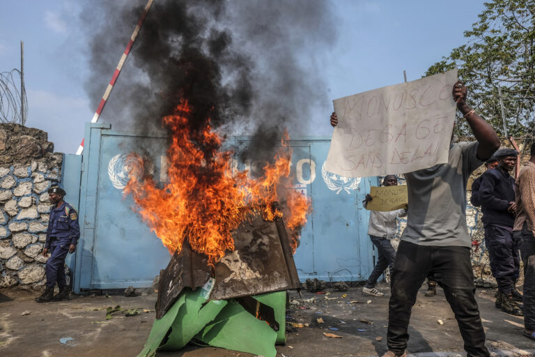 At least 15 dead as anti-UN protests shake east Congo