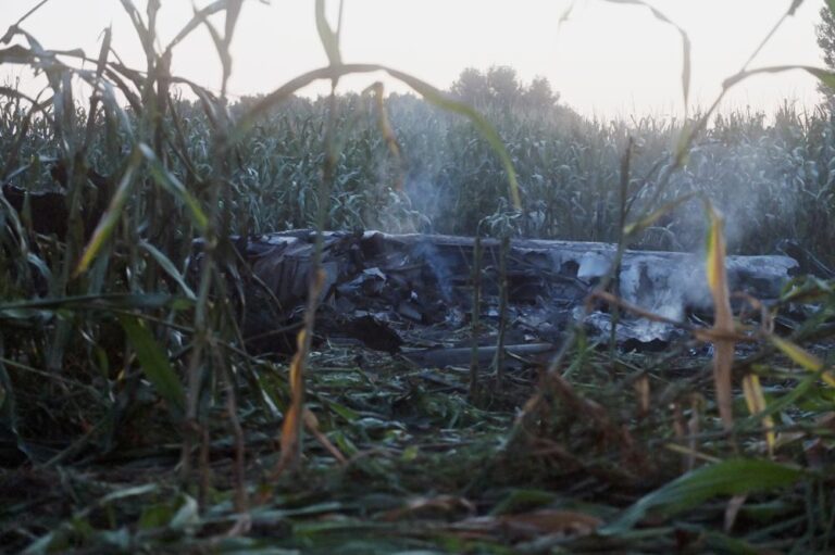 Greece plane crash: 8 crew members dead as experts investigate site