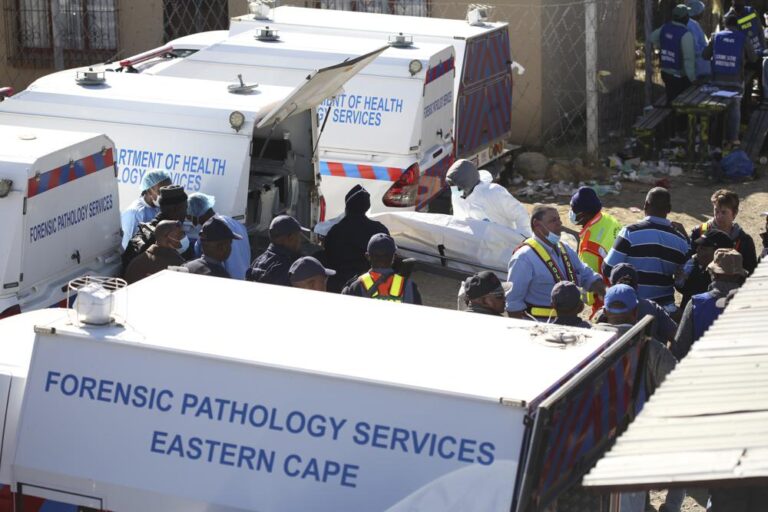 21 teens who died in South African tavern all had toxic methanol in blood
