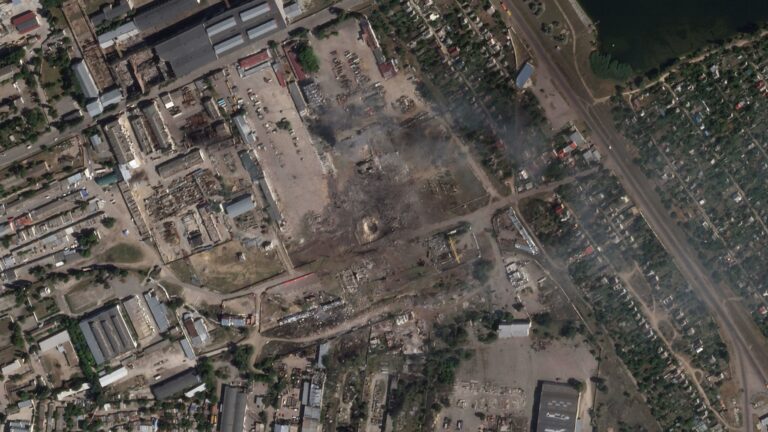 Russian ammunition depot struck in southern Ukraine, Kyiv officials say