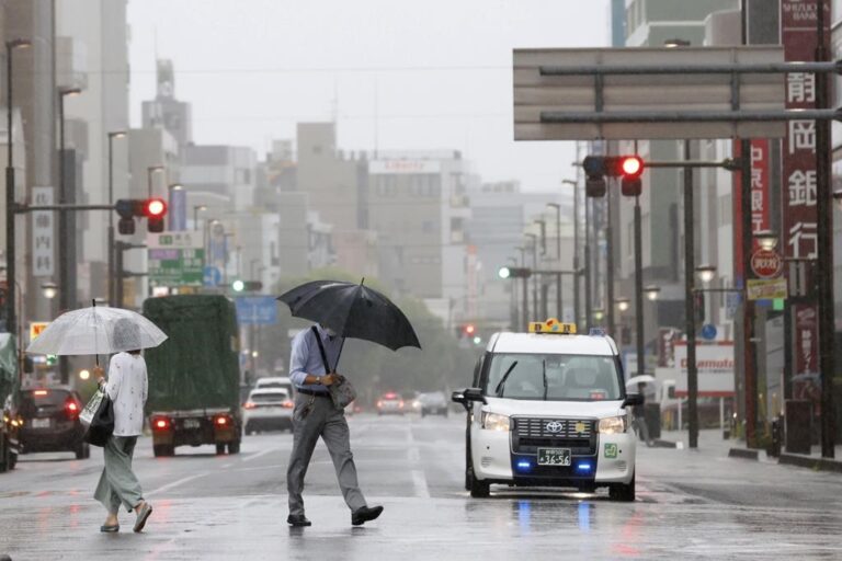 Tropical Storm Meari sweeps Japan with heavy rainfall