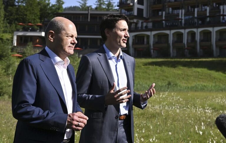 Trudeau, Scholz aim to boost business as German chancellor visits Canada