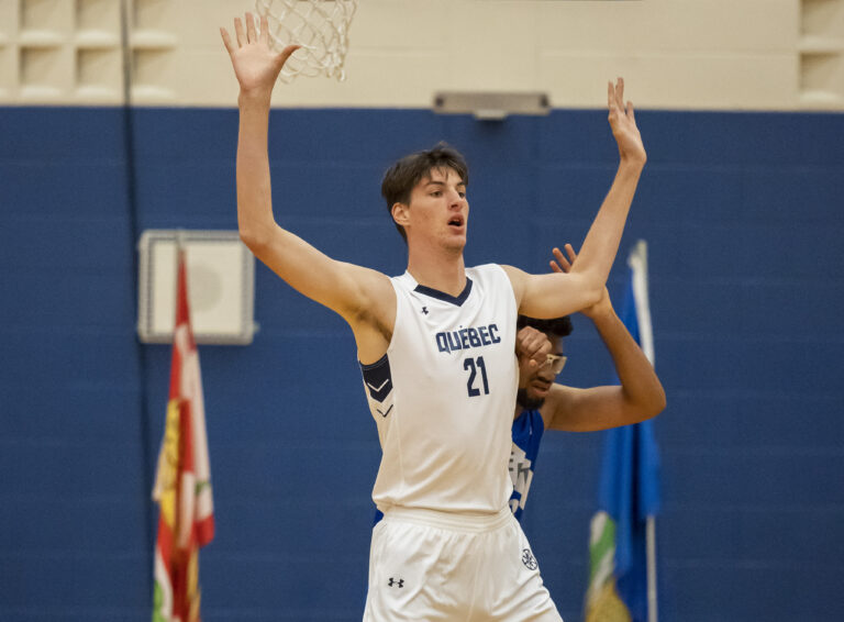 Montreal’s Olivier Rioux, world’s tallest teen, chasing hoops dream at Canada Games