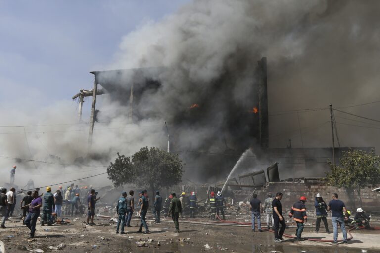 At least 2 dead, 60 injured as fireworks warehouse explodes in Armenian mall