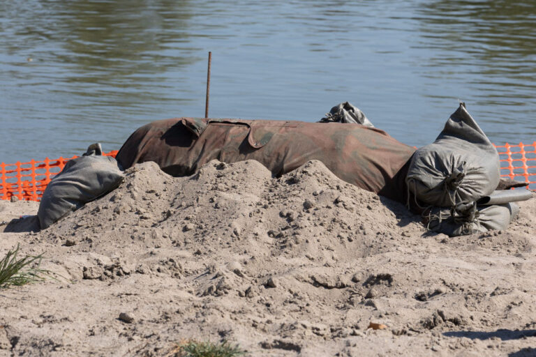 WWII bomb found as waters recede in drought-stricken Italian river