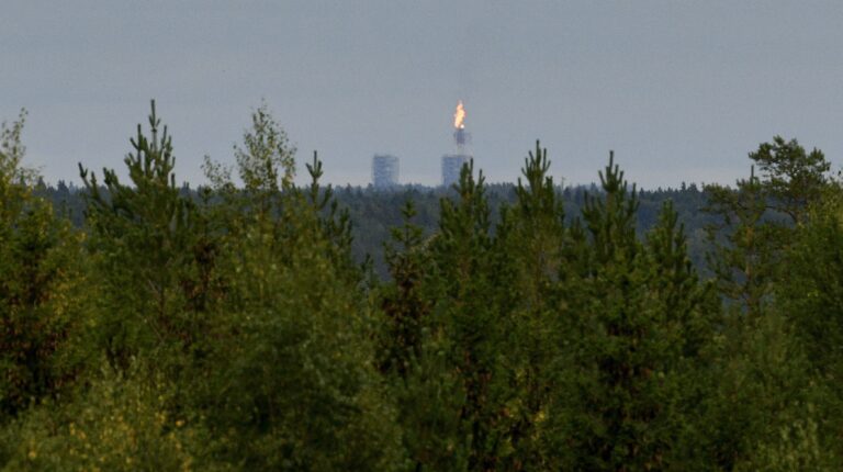 Russia burning gas into atmosphere as it scales back Europe supply