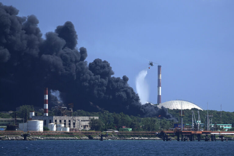 Fire at Cuban oil tank farm leaves 17 missing, dozens more injured