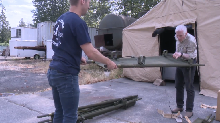 B.C. firefighter finds decommissioned field hospital, sends it to Ukraine