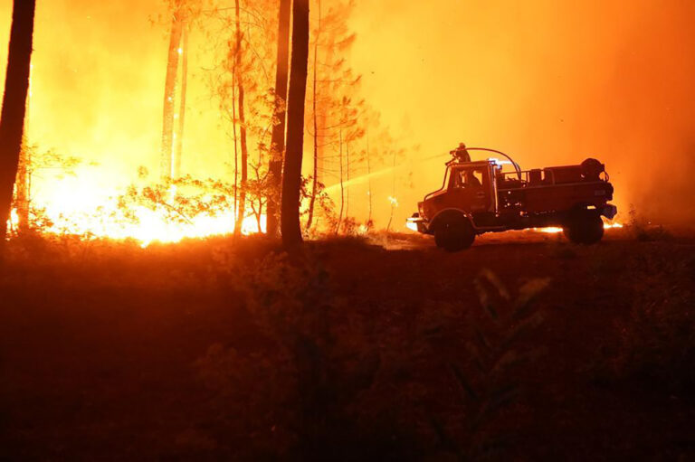 ‘Monster’ wildfire rips through France as heatwaves scorch Europe
