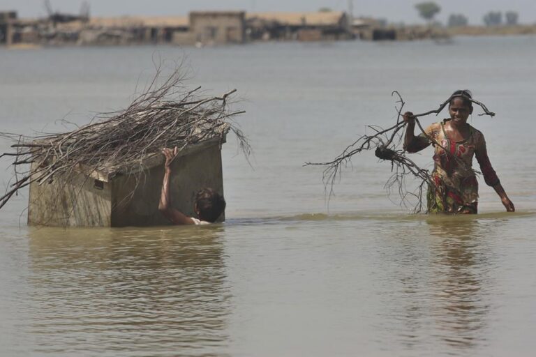 Floods in Pakistan: Officials breach swelling lake to avert overflow