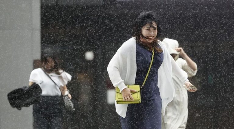 Powerful Typhoon Nanmadol pounds southern Japan, evacuations underway