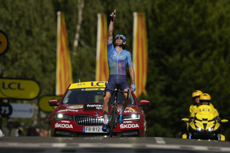 Canadian rider Hugo Houle gears up for next race back home after Tour de France stage win