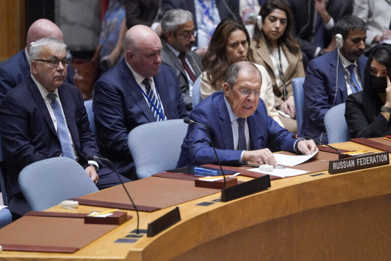 Russia’s Lavrov defends war against Ukraine at UN showdown