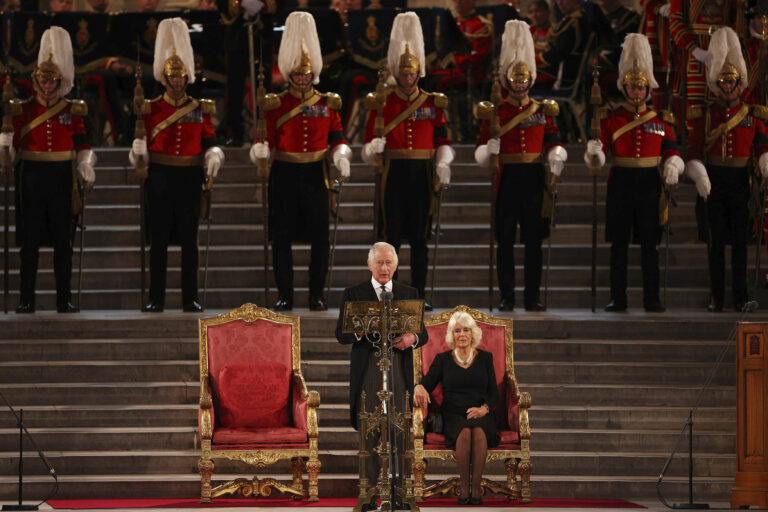 King Charles III pledges to follow queen’s example of ‘selfless duty’