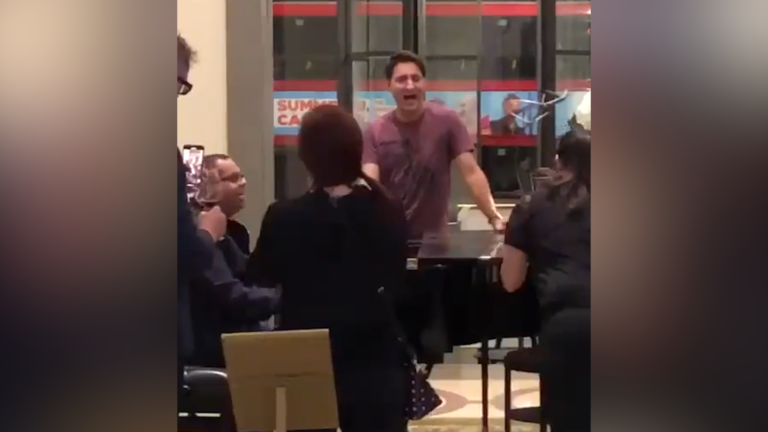 Trudeau seen singing with renowned Quebec musician days before queen’s funeral