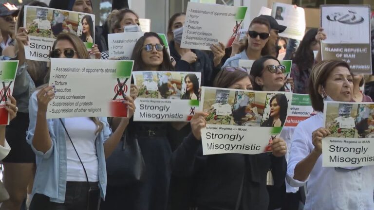 ‘Mahsa is all these people’: Vancouverites rally over death of Iranian woman in police custody