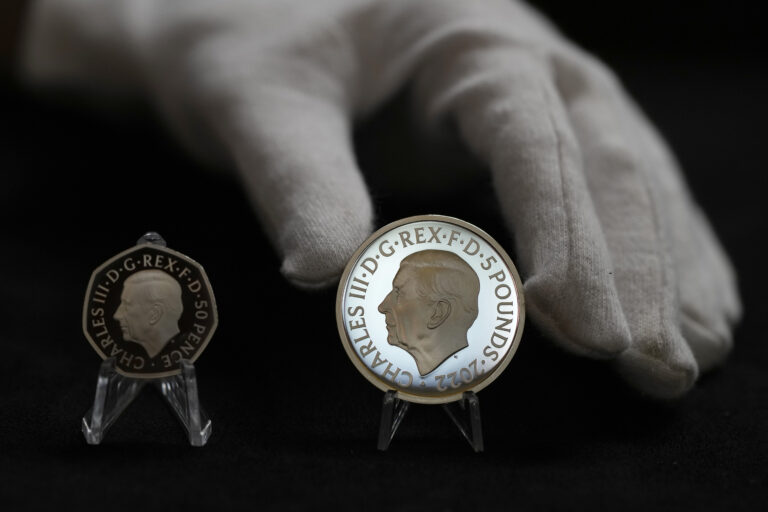 1st British coins to feature King Charles III unveiled by Royal Mint