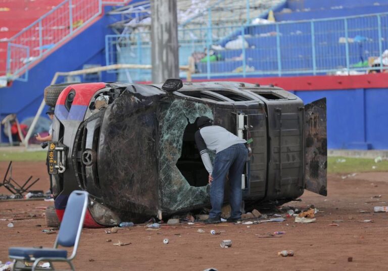 At least 125 die at Indonesian soccer match as police tear gas causes chaos, trampling