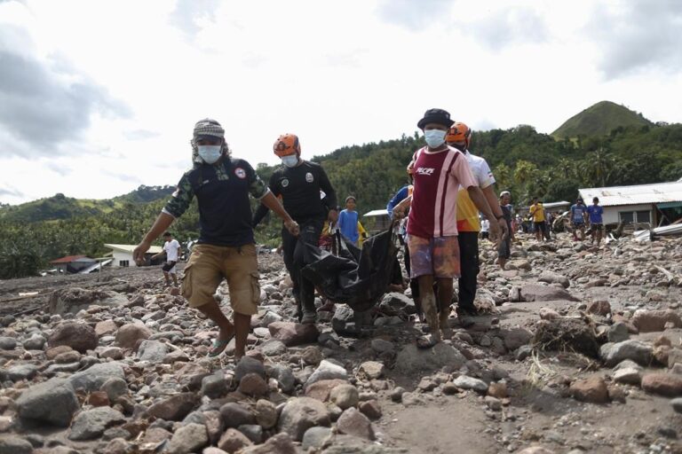 At least 50 dead, dozens missing as storm hits Philippines