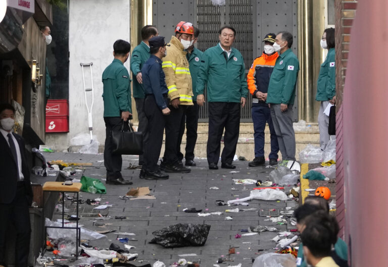 South Korea declares national mourning period after Halloween stampede