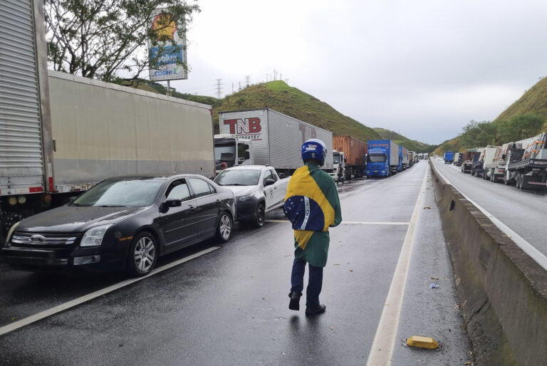 Brazilian truckers block roads in protest of Bolsonaro’s election defeat to Lula
