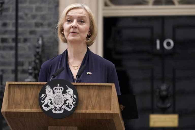 Liz Truss resigning as British prime minister following weeks of controversy