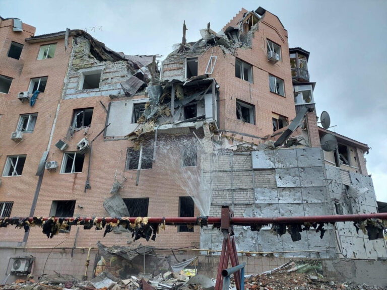 Russian missiles smash Ukrainian homes as Moscow warns of ‘uncontrolled escalation’