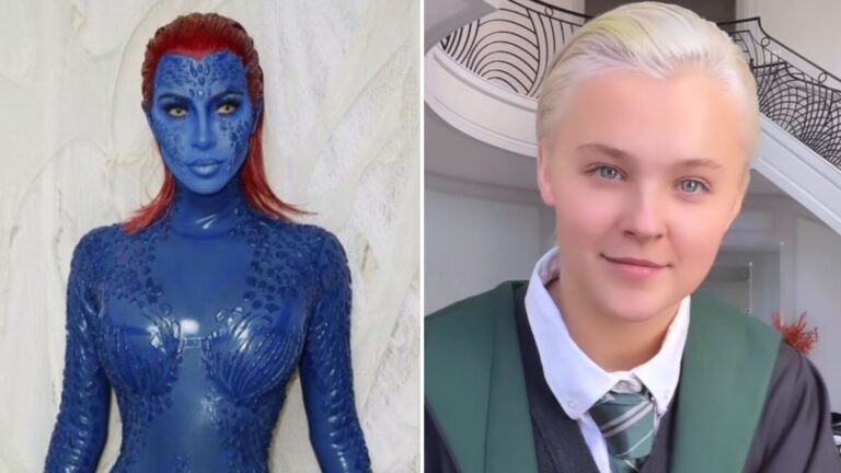 Best 2022 celebrity Halloween costumes, from Kim Kardashian’s Mystique to Jojo Siwa’s Malfoy