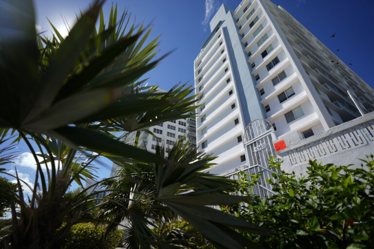 Miami beach condo evacuated on same avenue where building collapse killed 100 last year