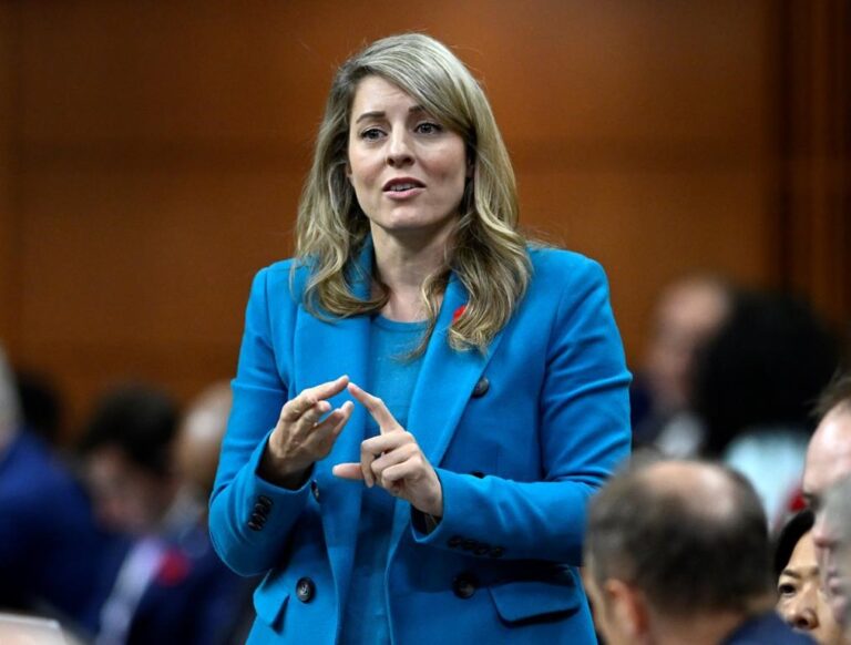 Joly won’t meet with her Russian counterpart during international summits