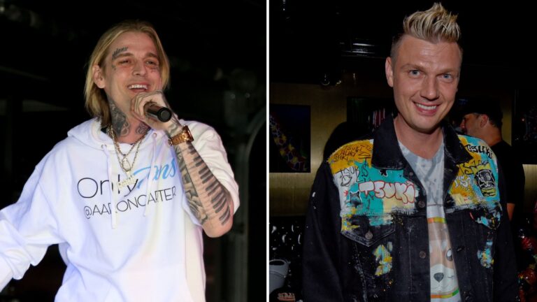 Aaron Carter death: Nick Carter wipes away tears during Backstreet Boys tribute