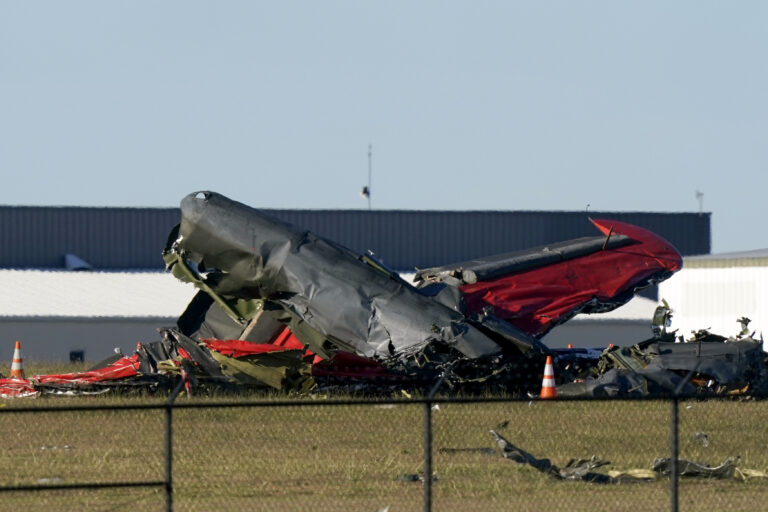 2 historic military planes collide, crash to ground during Dallas air show