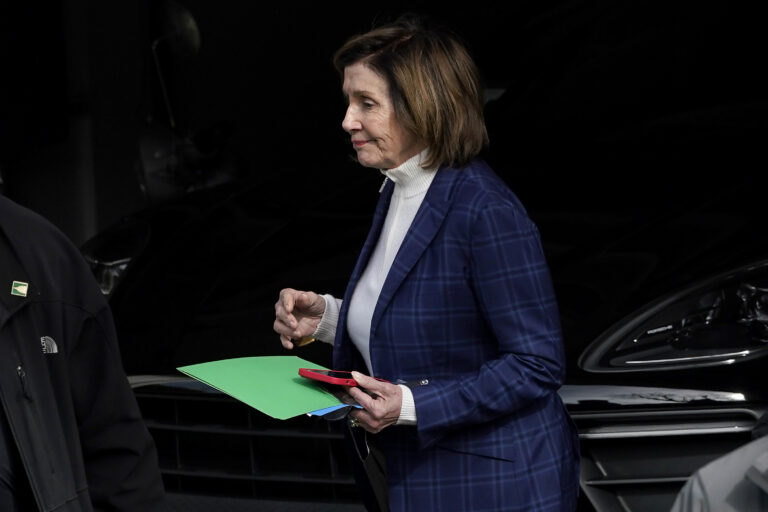 Nancy Pelosi makes first public address since husband’s attack