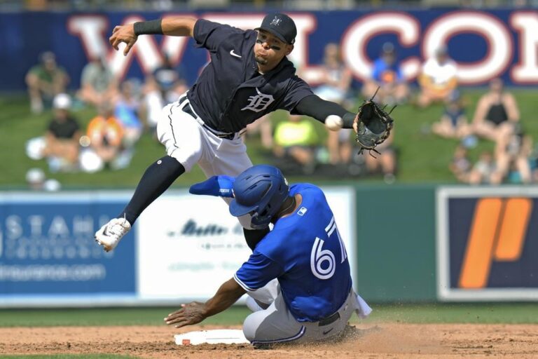 Capra drives in 7 runs as Jays tame Tigers 18-5