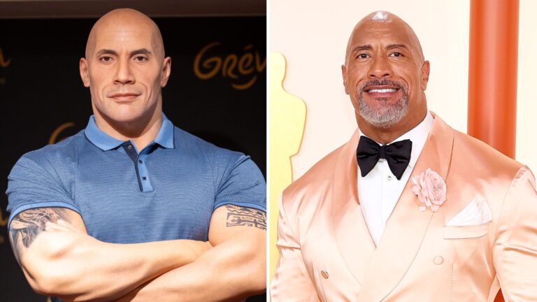 Dwayne Johnson says his wax figure needs fixing, starting with skin colour