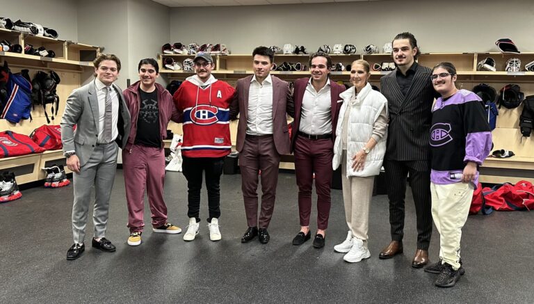 Céline Dion and a ‘memorable’ visit with Montreal Canadiens in Las Vegas