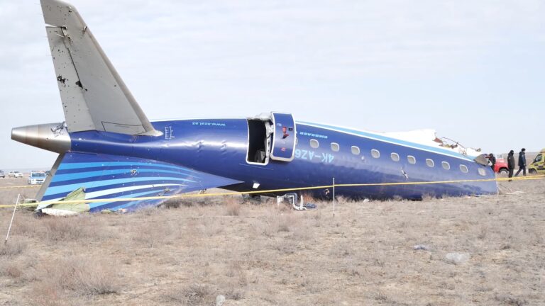 Azerbaijan Airlines crash in Kazakhstan kills 38 of 67 people onboard